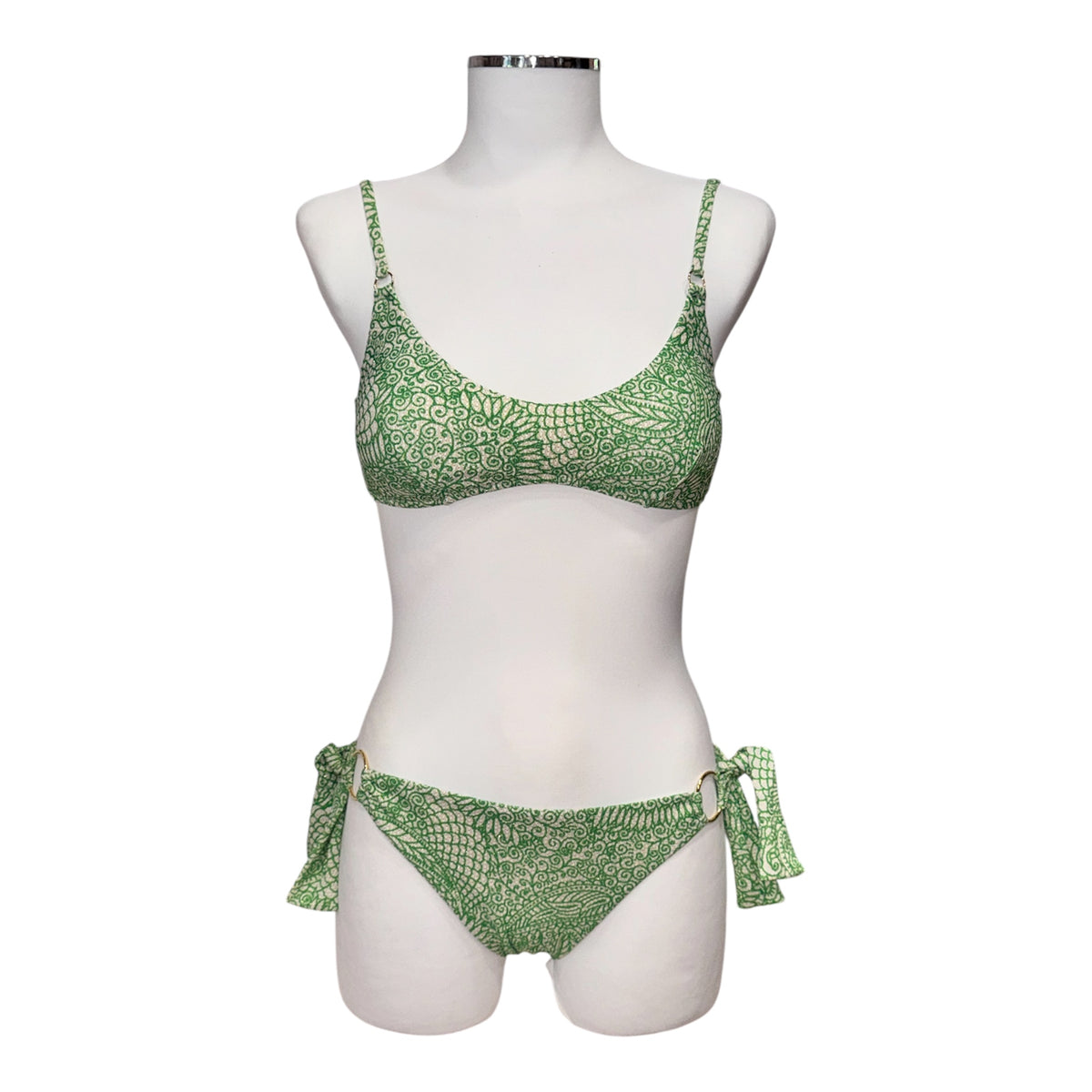 Bikini a brassiere in tessuto lurex| Olivia Pink - PMC Portici