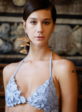 Bikini denim con intaglio laser | Raffaela d'Angelo - PMC Portici