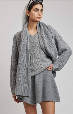 Sciarpa con trecce | Ermanno Scervino - PMC Portici