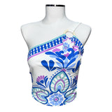 Top mono spalla fantasia in lycra | Raffaela d'Angelo - PMC Portici