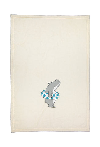 Plaid Lettino Hippo | MaryPlaid - PMC Portici