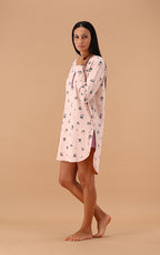 Camicia da notte Mandarino | TWINSET - PMC Portici

