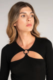 Maglia girocollo con ritagli | Oscalito - PMC Portici


