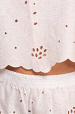 Top smanicato in sangallo | Oscalito - PMC Portici