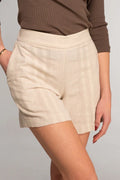 Pantaloncini svasati in jacquard di cotone | Oscalito - PMC Portici
