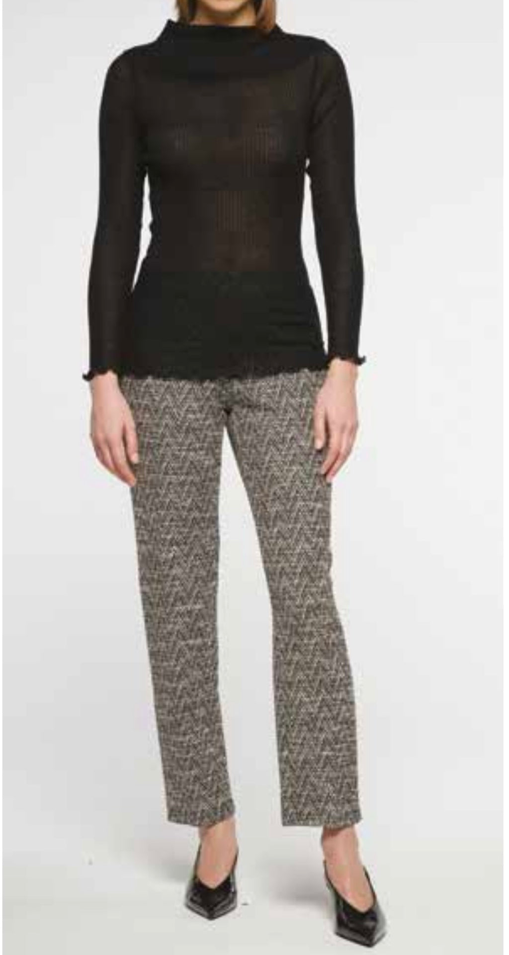 Pantalone in tessuto chevron | OROBLU' - PMC Portici