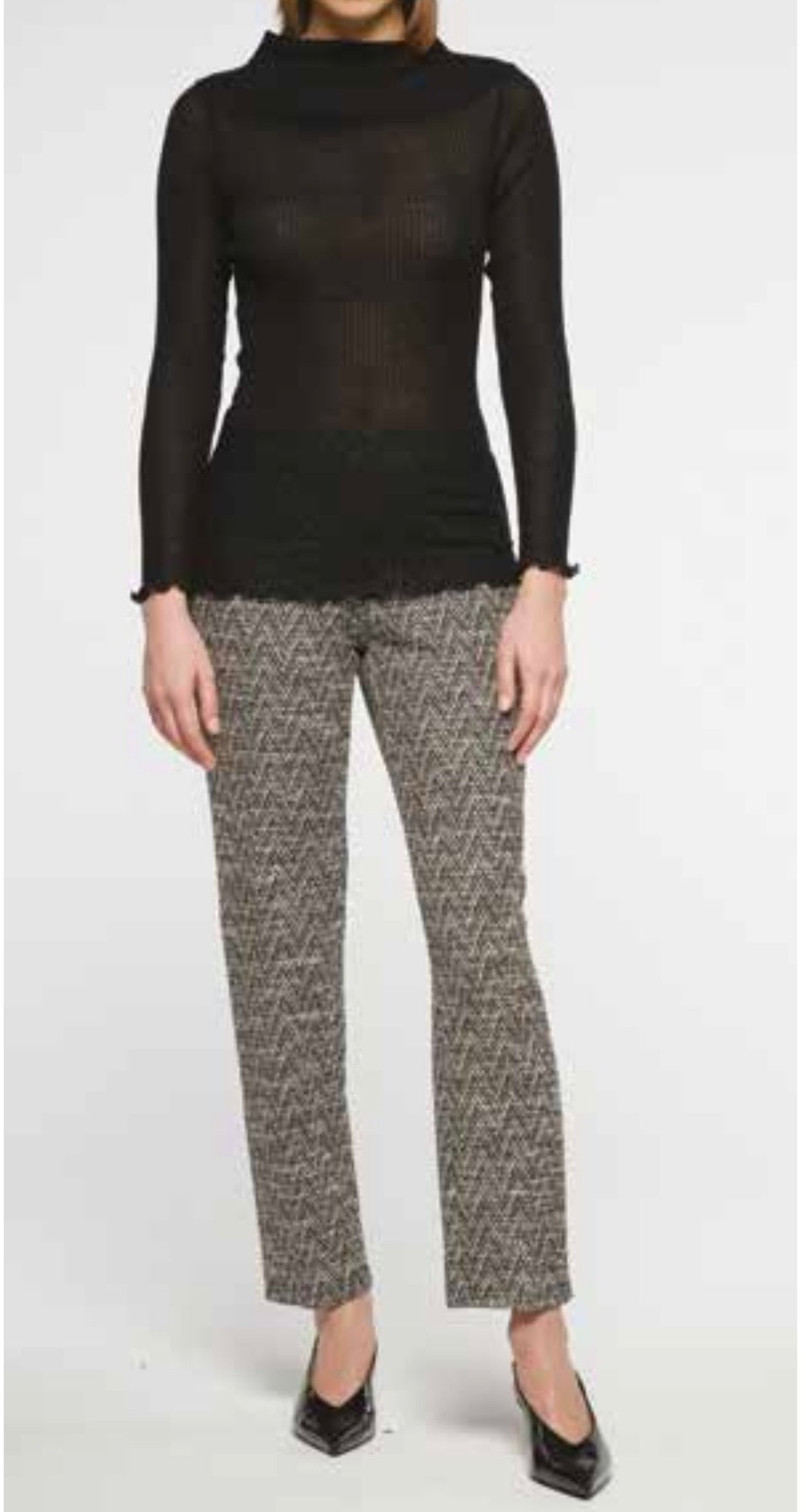 Pantalone in tessuto chevron | OROBLU' - PMC Portici