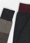 Calza Lunga in Cotone Fantasia Righe Bipack | Perofil - PMC Portici