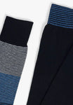 Calza Lunga in Cotone Fantasia Righe Bipack | Perofil - PMC Portici