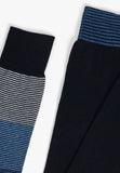 Calza Lunga in Cotone Fantasia Righe Bipack | Perofil - PMC Portici