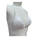 Bikini a triangolo con coppa in macramè | Raffaela d'Angelo - PMC Portici