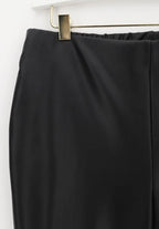 Leggings Skinny in Eco Pelle effetto Termico con Arricciature