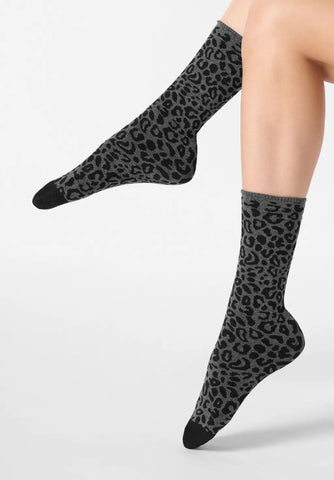 Calzino Coprente in Viscosa Leopard | Oroblù - PMC Portici


