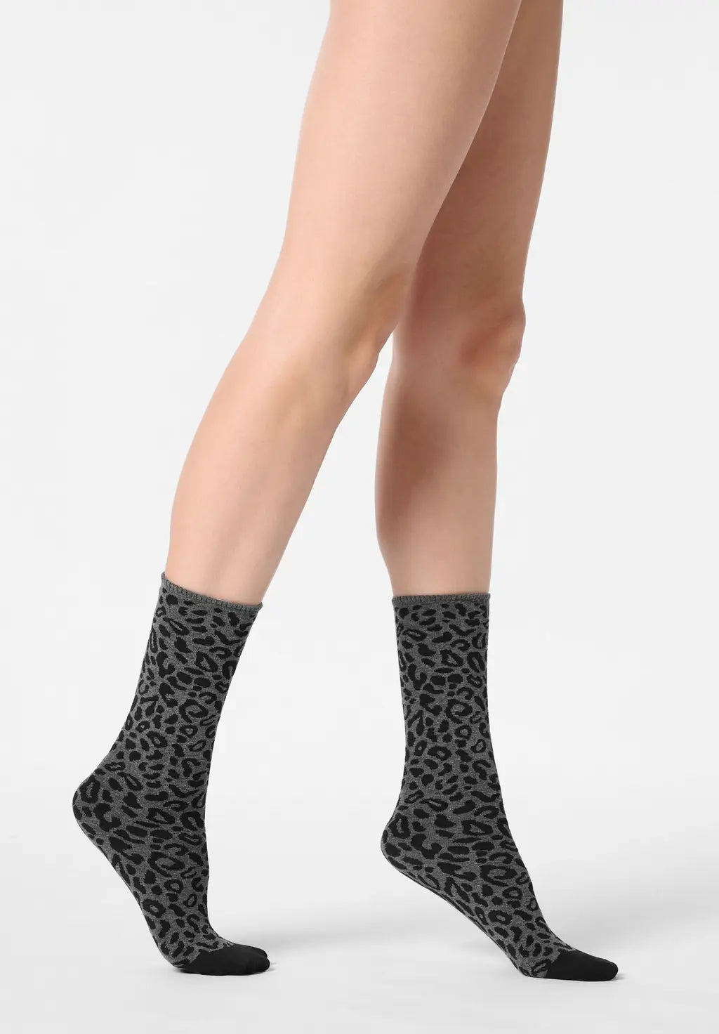 Calzino Coprente in Viscosa Leopard | Oroblù - PMC Portici


