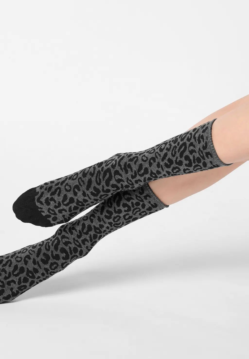 Calzino Coprente in Viscosa Leopard | Oroblù - PMC Portici

