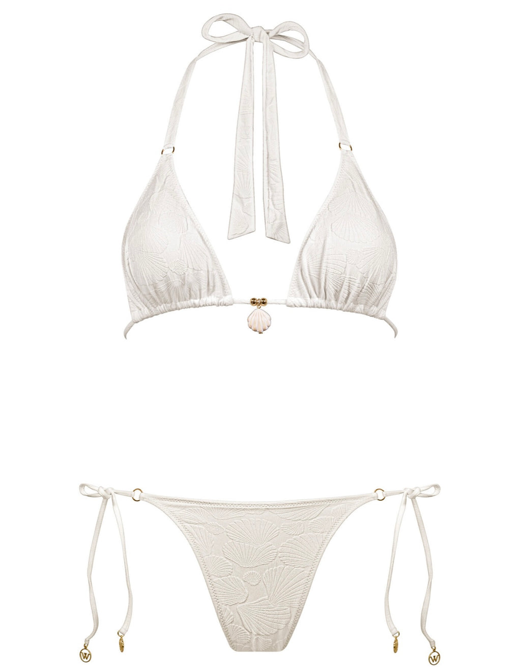 Bikini a triangolo conchiglie