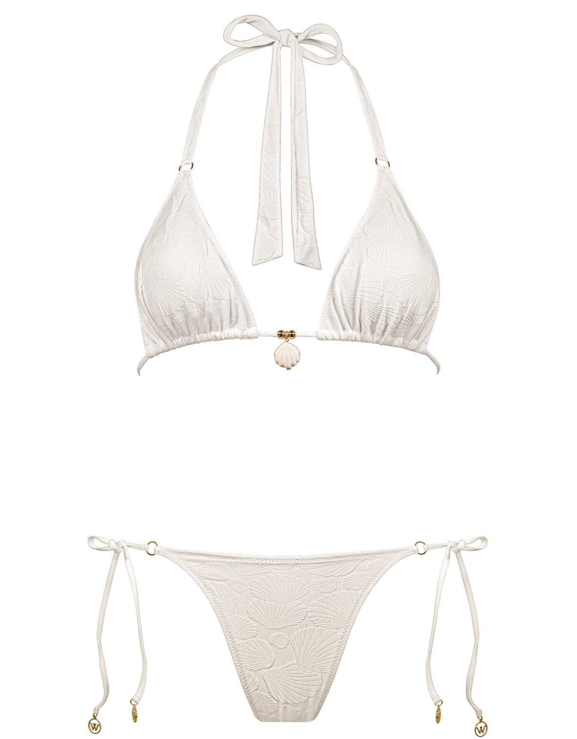 Bikini a triangolo conchiglie