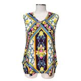 Maglia smanicata fantasia in jersey | Olivia Gold - PMC Portici