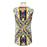 Maglia smanicata fantasia in jersey | Olivia Gold - PMC Portici