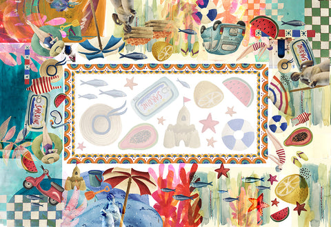 Tovaglia cotone antimacchia Collage | The Napking - PMC Portici