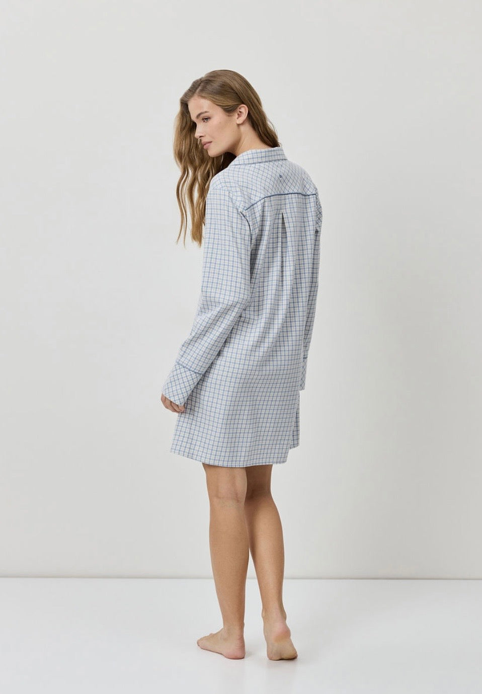 Camicia da notte in flanella Daria