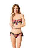 Bikini a fascia fantasia floreale | Laetitia Beachwear - PMC Portici