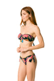 Bikini a fascia fantasia floreale | Laetitia Beachwear - PMC Portici