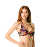 Bikini con ferretto fantasia floreale | Laetitia Beachwear-PMC Portici