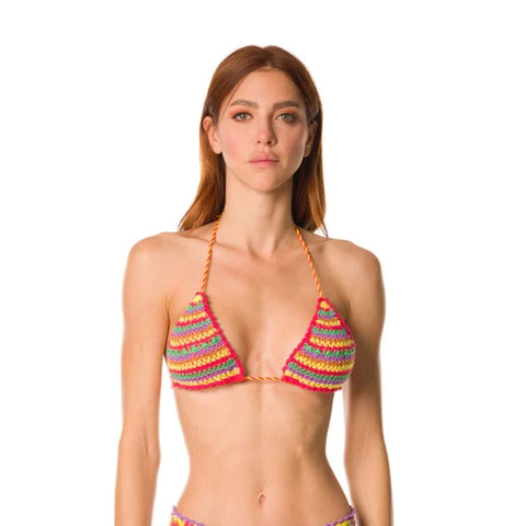 Bikini triangolo ad uncinetto | Laetitia Beachwear - PMC Portici