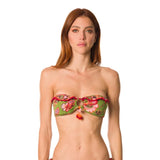 Bikini a fascia fantasia floreale | Laetitia Beachwear - PMC Portici