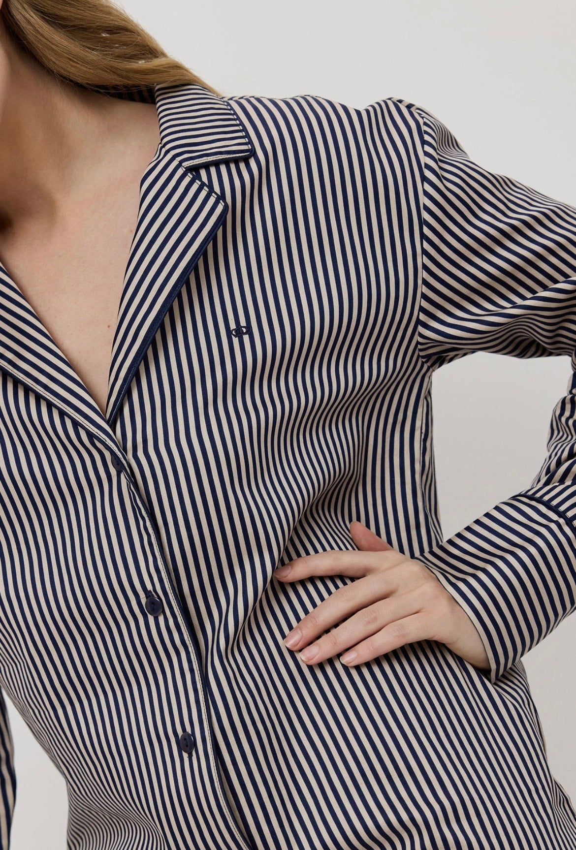 Camicia da notte di linea maschile Navi