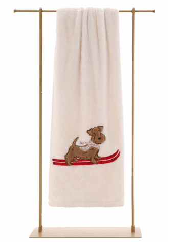 Plaid Cagnolino sciatore | Maryhome - PMC Portici