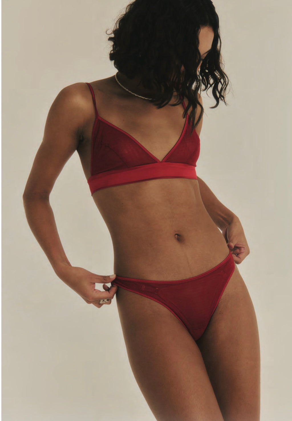Completo reggiseno e slip in tulle | Oscalito - PMC Portici