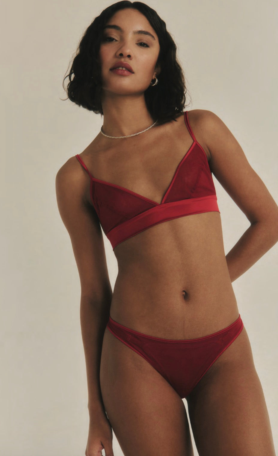 Completo reggiseno e slip in tulle | Oscalito - PMC Portici