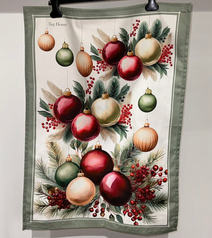 Canovaccio Natalizio Addobbi Verde