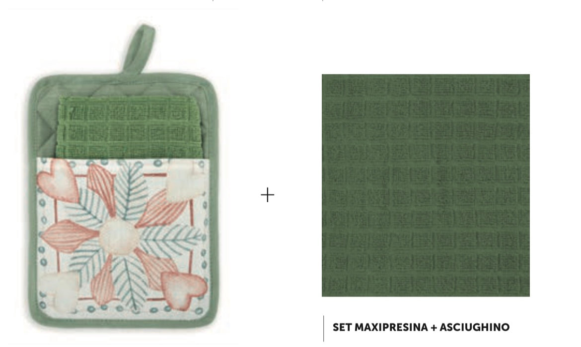 Maxi presina + asciughino in spugna | Maison Sucrée - PMC Portici