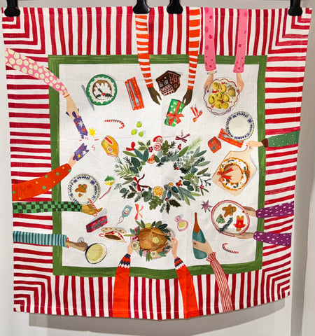 Runner Natalizio Hand On Xmas | Tessitura Toscana - PMC Portici

