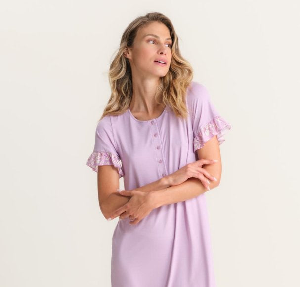 Camicia da notte glicine | Pepita - PMC Portici

