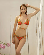 Bikini a triangolo con impunture ad uncinetto | Laetitia Beachwear - PMC Portici