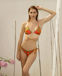 Bikini a triangolo con impunture ad uncinetto | Laetitia Beachwear - PMC Portici