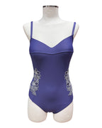 Costume intero con applicazione macramè