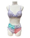 Bikini con coppe stampa patchwork | Olivia White - PMC Portici
