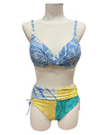 Bikini con coppe stampa patchwork | Olivia White - PMC Portici