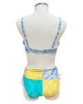 Bikini con coppe stampa patchwork | Olivia White - PMC Portici
