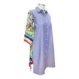 Abito camicia righe/fantasia | Olivia Pink - PMC Portici