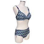 Bikini con coppe fantasia onde | Olivia White - PMC Portici