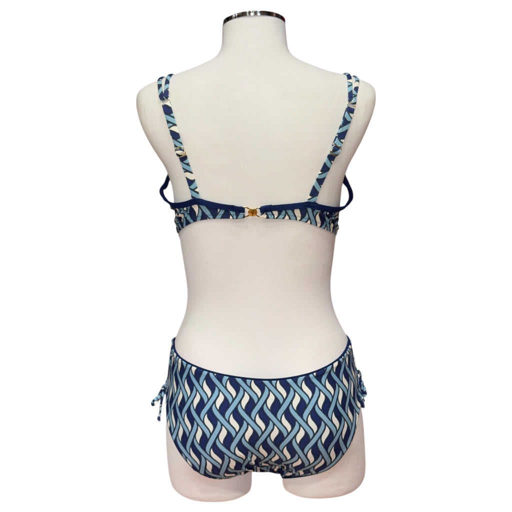Bikini con coppe fantasia onde | Olivia White - PMC Portici