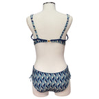 Bikini con coppe fantasia onde | Olivia White - PMC Portici