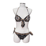 Bikini push-up con stampa e strass | TWINSET - PMC Portici
