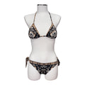 Bikini a triangolo con stampa e strass | TWINSET - PMC Portici

